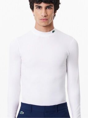 Lacoste White & Black Sport Crew Neck Tee Pair